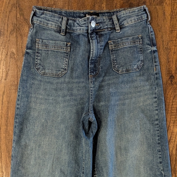 Suko Wide-Leg Denim Jeans Size 6, Light Blue - Picture 16 of 16